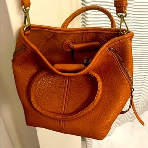 Anthropologie Tan crossbody bag